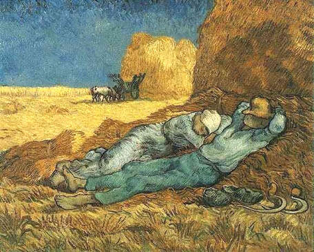 Vincent van Gogh-Noon Rest from Work 1890.jpg